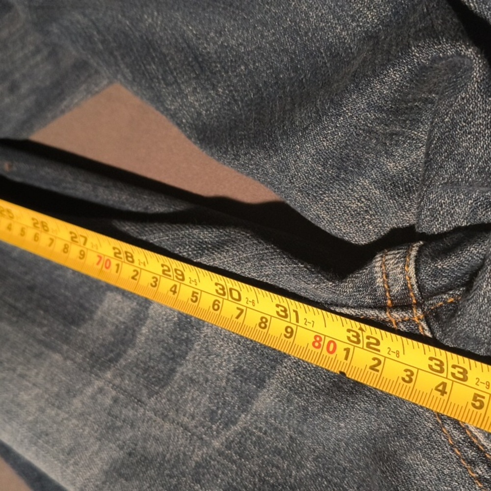 🍀Lucky Brand Sofia Straight Jeans Women’s 8 Long Mid Rise Denim #709 - Picture 8 of 9